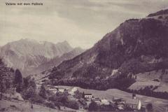 Valens mit Falknis um 1910. Aufnahme und Verlag von Johann Fetzer, Ragaz