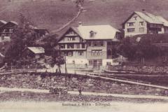 Schwendi, Weisstannen, Gasthaus zur Mühle, Poststempel vom 18.07.1910. Aufnahme und Verlag von J. Stadlinger, Flums, Nr. 267