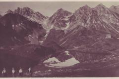 Pizolhütte mit Wangserseeli, Poststempel von 1926. Unbekannter Fotograf