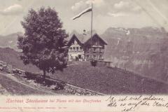 Kurhaus Sässliwiese, Poststempel vom 10.09.1906. Postkartenverlag Christian Tischhauser, Buchs, Nr. 737