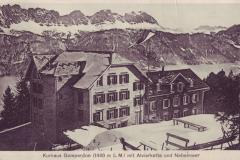 Kurhaus Gamperdon, Poststempel von 1915. Unbekannter Fotograf