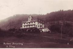 Kurhaus Sonnenberg ob Vilters, Poststempel von 1929. Aufnahme von Julius Buchmann, Grabs
