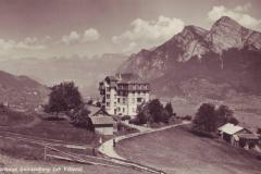 Kurhaus Sonnenberg ob Vilters, Poststempel von 1932. Aufnahme von August Wegmann, Ragaz
