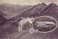 Alp Oberkäsern mit Speer, Poststempel von 1913