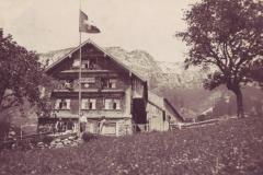 Amden: Naturfreundeheim des Touristenvereins "Die Naturfreunde" Oerlikon-Seebach, Poststempel vom 19.06.1925