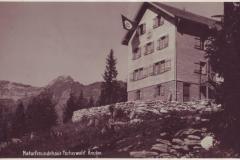 Amden: Naturfreundehaus Tscherwald (Touristenverein "Die Naturfreunde" Oerlikon-Seebach), Poststempel vom 20.07.1931