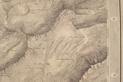 Johannes Eschmann: Topographische Karte des Cantons St. Gallen, Blatt Schänis, Ausschnitt Speer und Mattstock