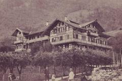 Weesen: Hotel Speer. Poststempel vom 02.12.1911. Aufnahme und Verlag von Andreas Hane, Rorschach