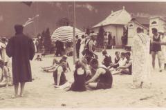 Strandbad Weesen um 1925. Aufnahme und Verlag von Jean Gaberell, Thalwil, Nr. 4643