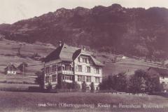 Stein im Toggenburg: Kinder- und Ferienheim Rotenstein, Poststempel vom 02.08.1918. Verlag Frei & Co., St. Gallen, Nr. 1748